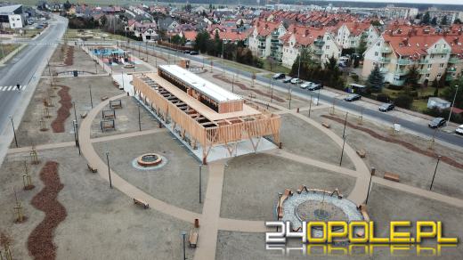 Tężnia solankowa czeka na otwarcie