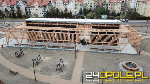 Tężnia solankowa czeka na otwarcie