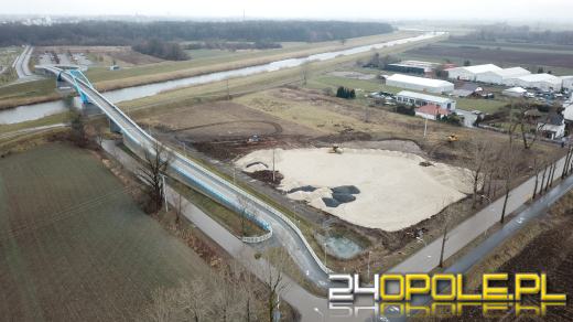 Trwają prace przy budowie parkingu Opole-Południe