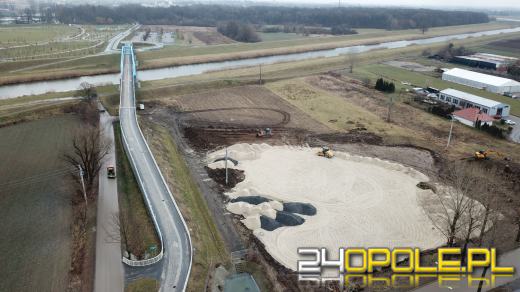 Trwają prace przy budowie parkingu Opole-Południe
