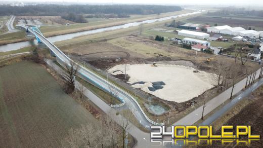 Trwają prace przy budowie parkingu Opole-Południe