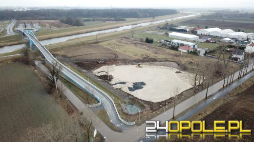 Trwają prace przy budowie parkingu Opole-Południe