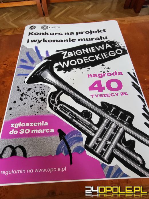 Zbigniew Wodecki na kolejnym muralu muzycznym w Opolu. Ogłoszono konkurs