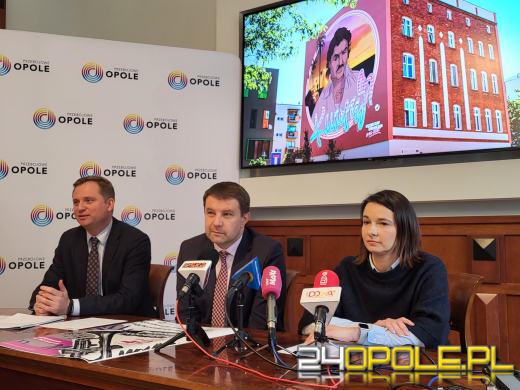 Zbigniew Wodecki na kolejnym muralu muzycznym w Opolu. Ogłoszono konkurs