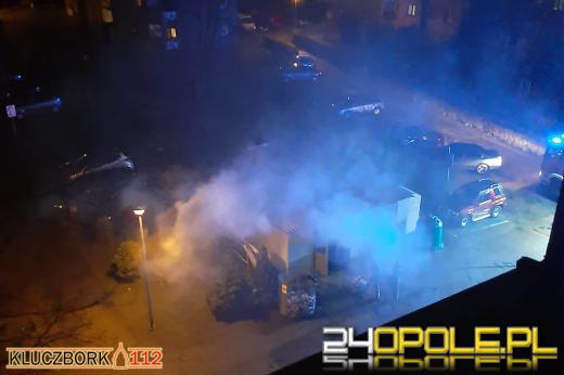 Podpalacz śmietników w rękach kluczborskiej policji