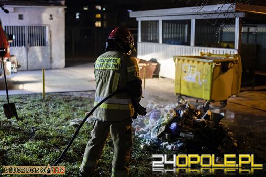 Podpalacz śmietników w rękach kluczborskiej policji