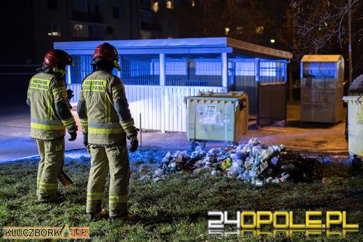 Podpalacz śmietników w rękach kluczborskiej policji