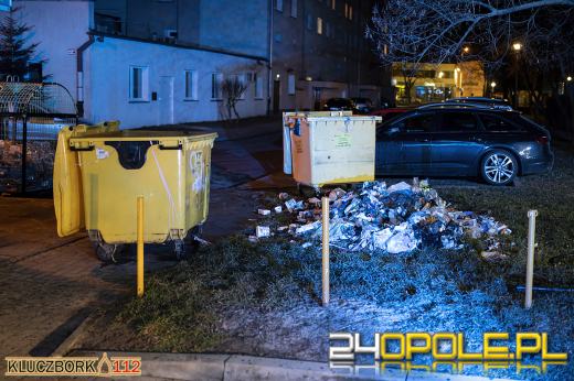 Podpalacz śmietników w rękach kluczborskiej policji