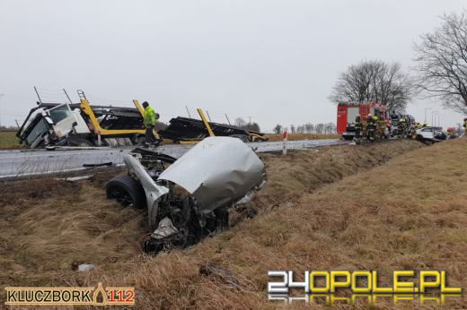 Tragiczny wypadek pod Byczyną. Nie żyje jedna osoba