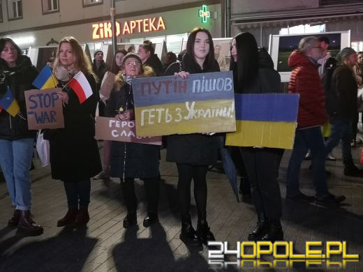 Opolanie i Ukraińcy wzięli udział w wiecu poparcia