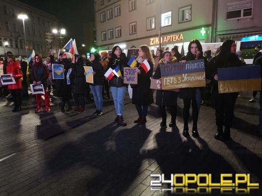 Opolanie i Ukraińcy wzięli udział w wiecu poparcia