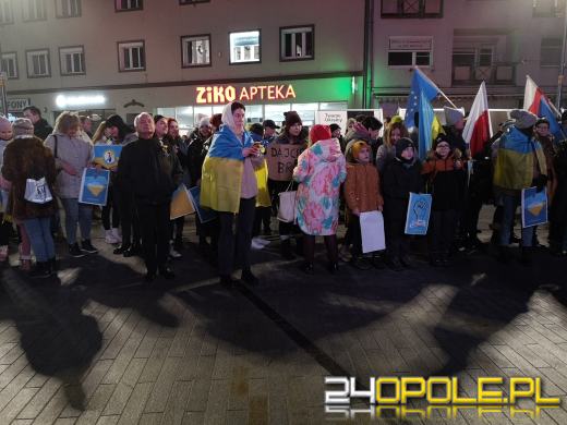 Opolanie i Ukraińcy wzięli udział w wiecu poparcia
