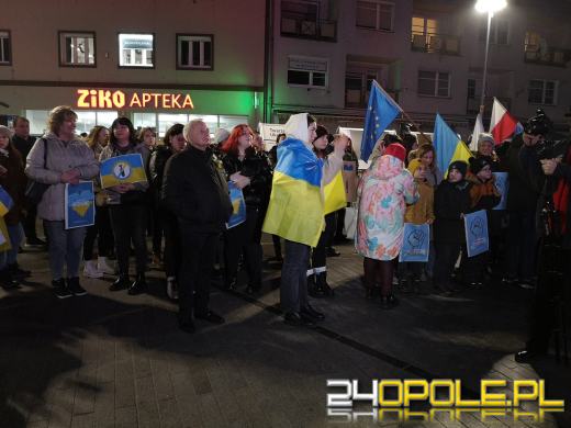 Opolanie i Ukraińcy wzięli udział w wiecu poparcia