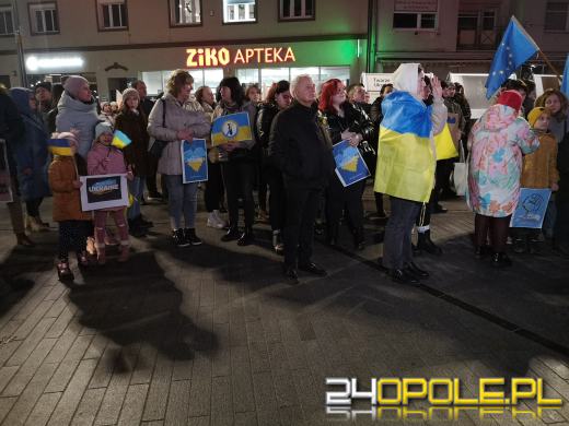 Opolanie i Ukraińcy wzięli udział w wiecu poparcia