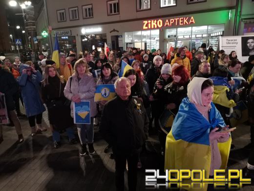 Opolanie i Ukraińcy wzięli udział w wiecu poparcia