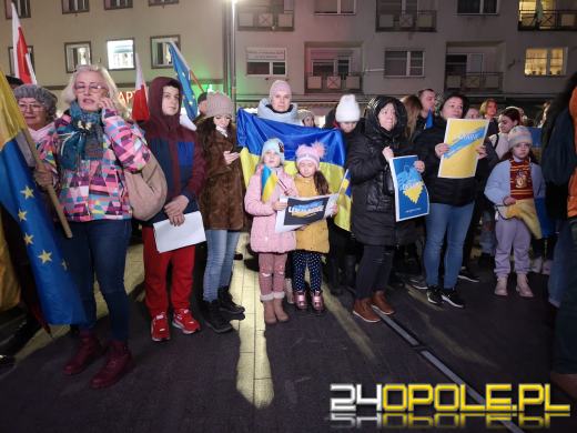 Opolanie i Ukraińcy wzięli udział w wiecu poparcia