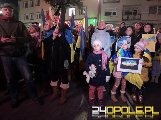 Opolanie i Ukraińcy wzięli udział w wiecu poparcia