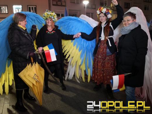 Opolanie i Ukraińcy wzięli udział w wiecu poparcia
