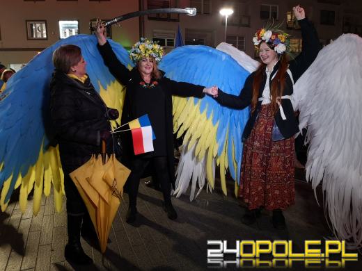 Opolanie i Ukraińcy wzięli udział w wiecu poparcia
