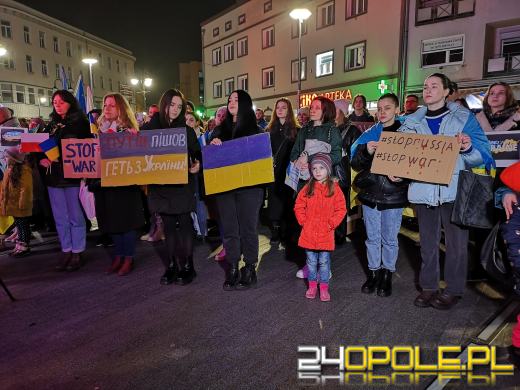 Opolanie i Ukraińcy wzięli udział w wiecu poparcia
