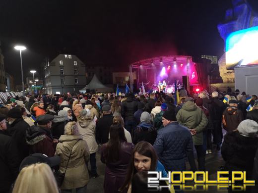 Opolanie i Ukraińcy wzięli udział w wiecu poparcia