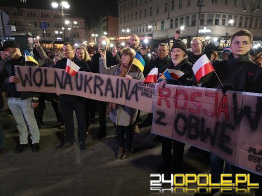 Opolanie i Ukraińcy wzięli udział w wiecu poparcia