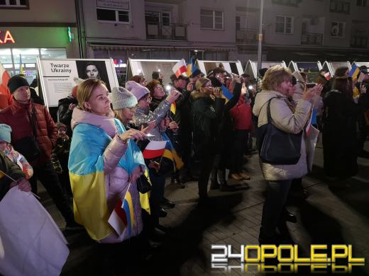 Opolanie i Ukraińcy wzięli udział w wiecu poparcia