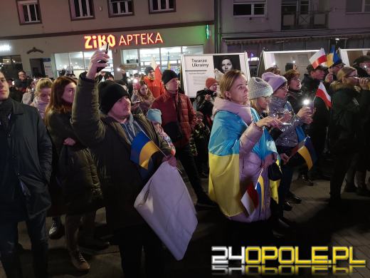 Opolanie i Ukraińcy wzięli udział w wiecu poparcia