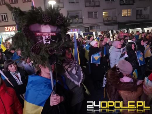 Opolanie i Ukraińcy wzięli udział w wiecu poparcia