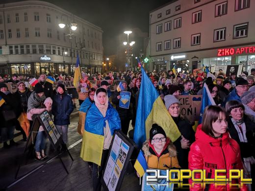 Opolanie i Ukraińcy wzięli udział w wiecu poparcia