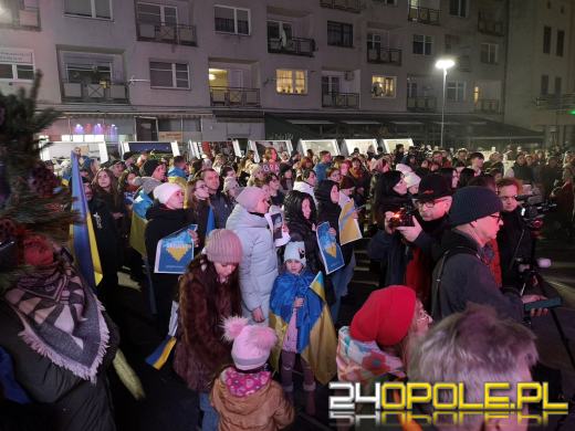 Opolanie i Ukraińcy wzięli udział w wiecu poparcia