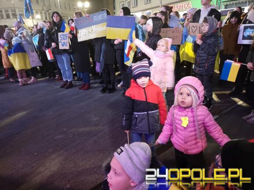 Opolanie i Ukraińcy wzięli udział w wiecu poparcia