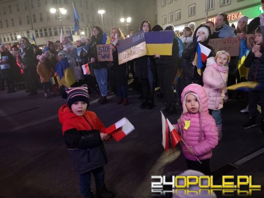 Opolanie i Ukraińcy wzięli udział w wiecu poparcia