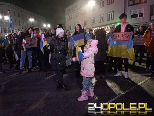Opolanie i Ukraińcy wzięli udział w wiecu poparcia