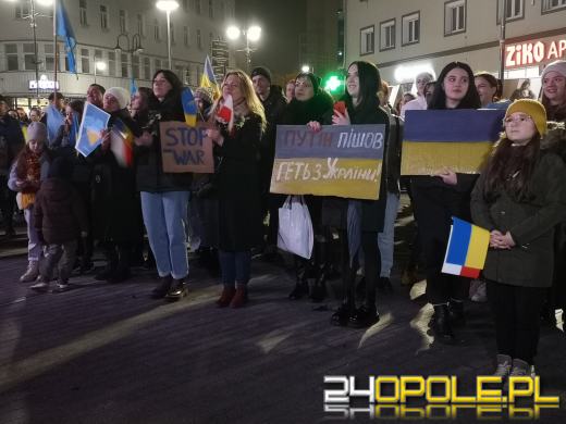 Opolanie i Ukraińcy wzięli udział w wiecu poparcia