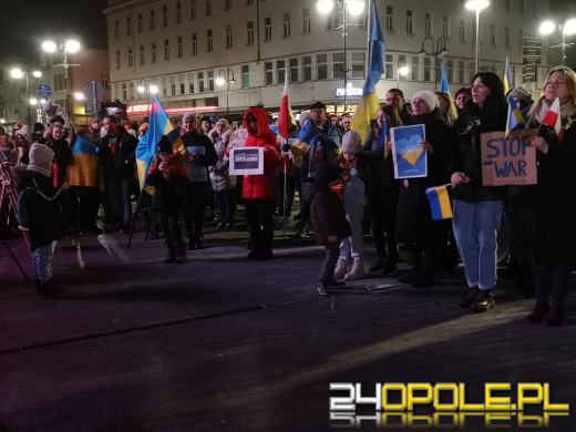 Opolanie i Ukraińcy wzięli udział w wiecu poparcia