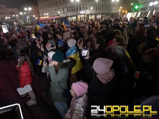 Opolanie i Ukraińcy wzięli udział w wiecu poparcia