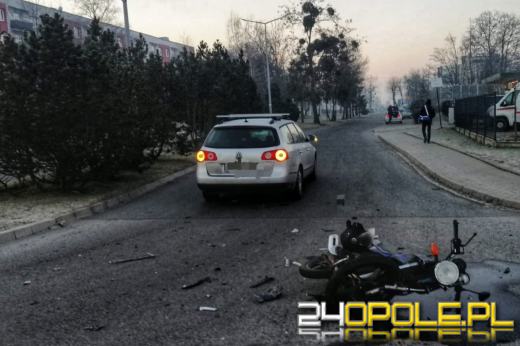 Wypadek motocyklisty w Skarbimierzu-Osiedle
