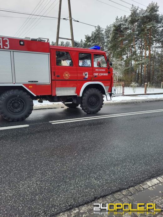 Potrącenie pieszego w Grodźcu