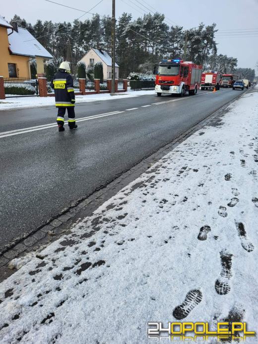 Potrącenie pieszego w Grodźcu