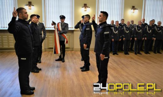 Nowi policjanci ślubowali na sztandar