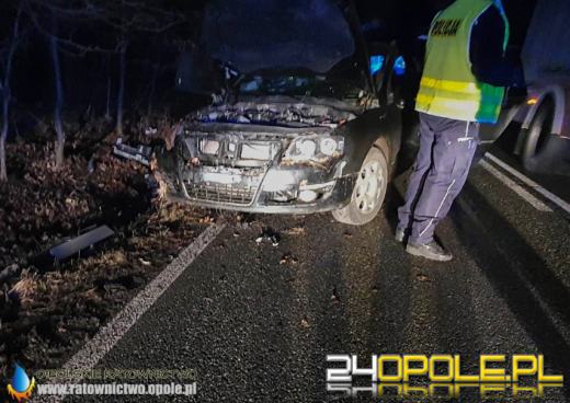 Pijany kierowca Volkswagena uciekał ulicami Opola. Zatrzymanie po dachowaniu