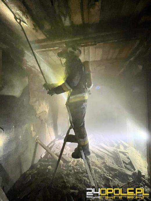 Pożar mieszkania w Opolu. Dwie osoby zostały poszkodowane
