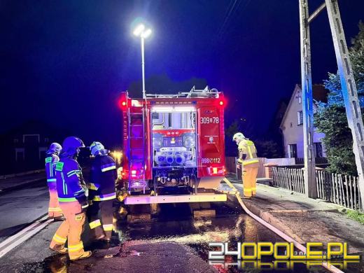 Pożar mieszkania w Opolu. Dwie osoby zostały poszkodowane