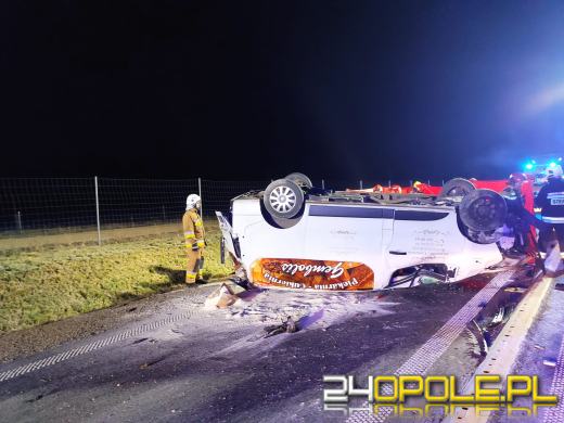 Tragiczny wypadek na obwodnicy Kędzierzyna Koźla. Nie żyje kierowca busa