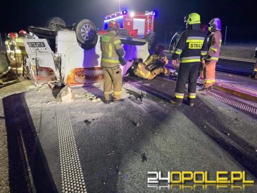 Tragiczny wypadek na obwodnicy Kędzierzyna Koźla. Nie żyje kierowca busa