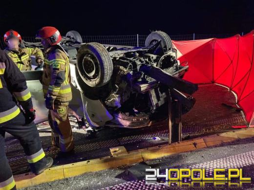 Tragiczny wypadek na obwodnicy Kędzierzyna Koźla. Nie żyje kierowca busa