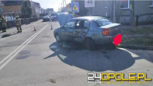 Zderzenie pojazdów w Leśnicy