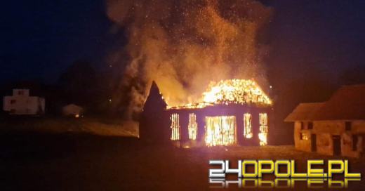 Spłonęła stodoła w miejscowości Łany