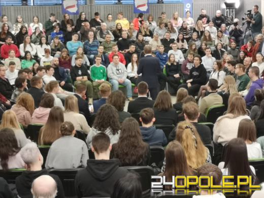 Donald Tusk w Opolu. Duża frekwencja w Studenckim Centrum Kultury